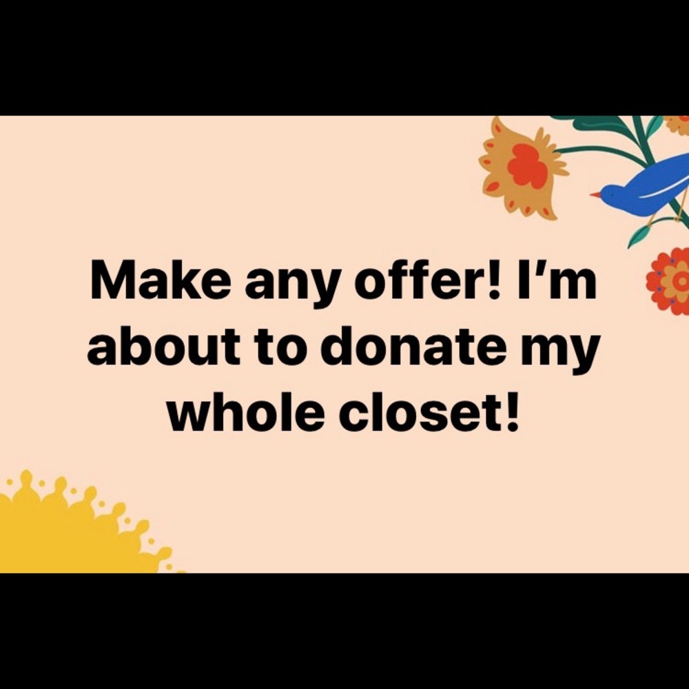 Make any offer!